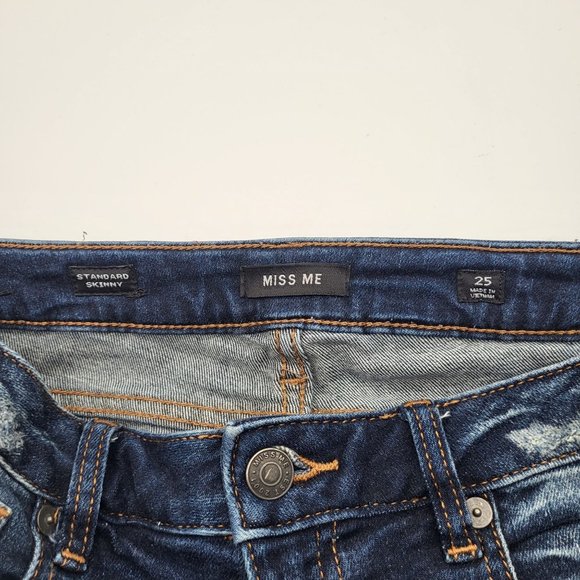 Miss Me Standard Skinny Stretch Jean SZ 25 - Picture 8 of 14